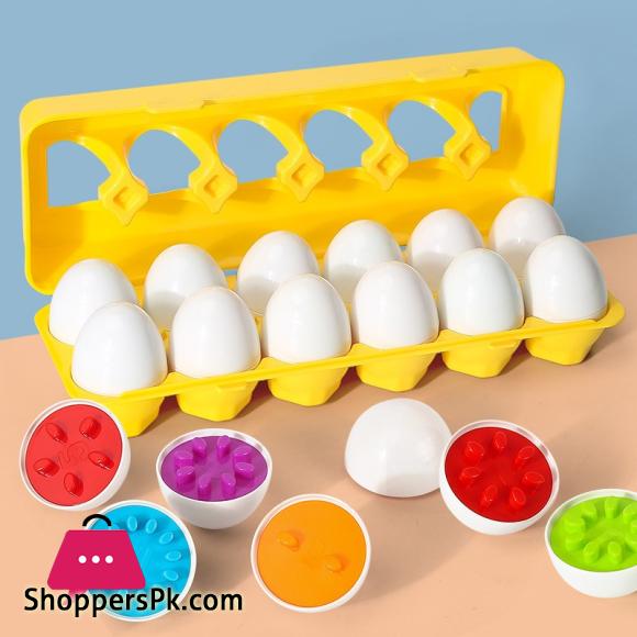 Matching Eggs Color Recognition & Count 12 Pieces – 11B