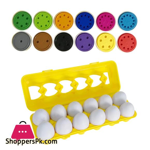Matching Eggs Color Recognition & Count 12 Pieces – 11B
