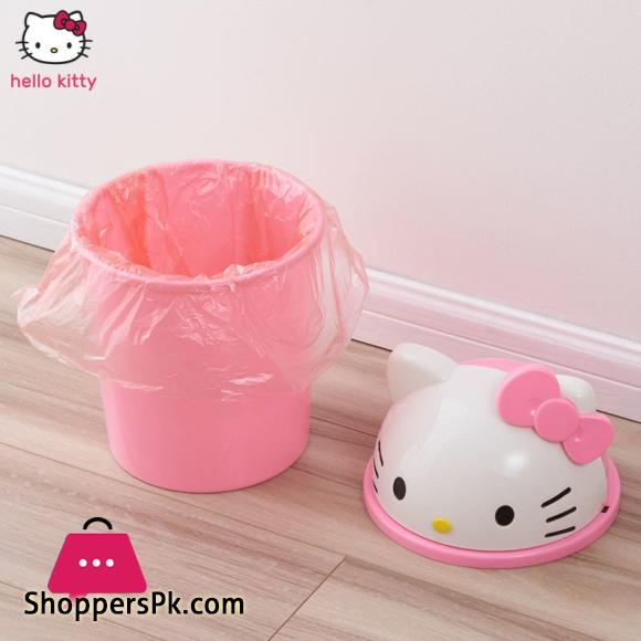 Mini Hello kitty Creative Cartoon Desktop Can Home Cute Bedroom Living Room Bathroom kitchen Mini Can