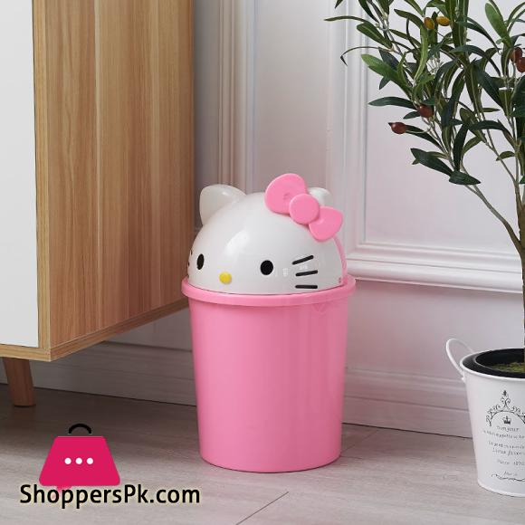 Mini Hello kitty Creative Cartoon Desktop Can Home Cute Bedroom Living Room Bathroom kitchen Mini Can