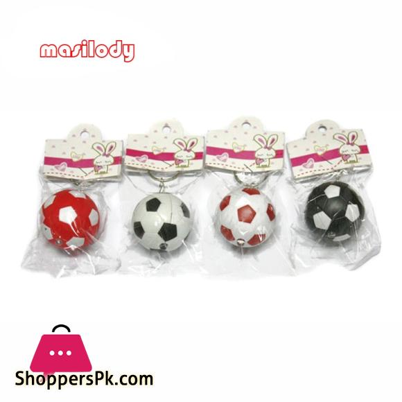 Mixed Colors Mini Ball Keychain Plastic Silicone 1 Pcs