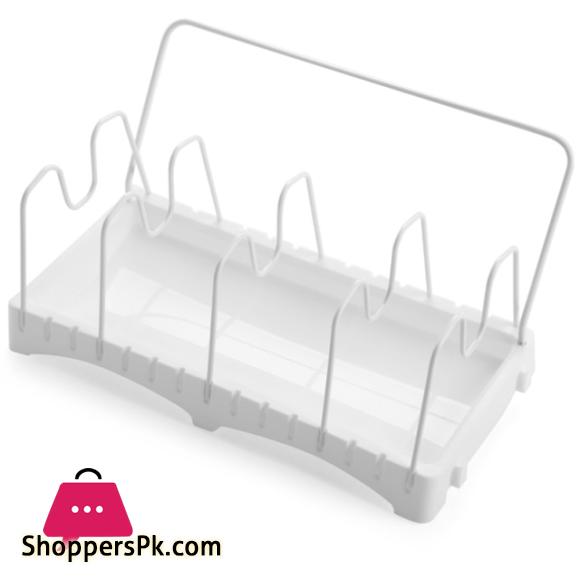 Multi-Funtion Pot Pan Storage Rack Pot Frying Pan Lid Storage Rack Organizer Kitchen Cookware Holder Pans Holder