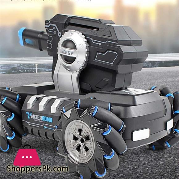 New Water bomb Tank Car 2.4G Drift launch water bomb vehicle Gesture watch control car 360 degree rotation rc stunt car toy