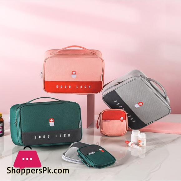 Practical Portable First Aid Kit Travel Medicine Storage Bag Drug Sorting Sundries Classification Package Life Accessories Bag