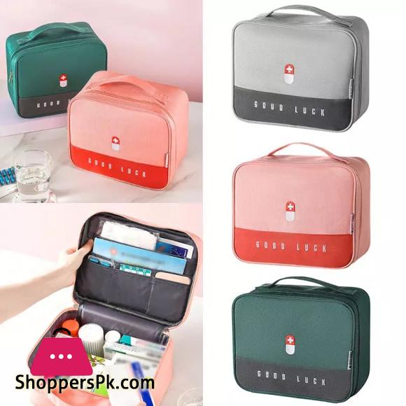 Practical Portable First Aid Kit Travel Medicine Storage Bag Drug Sorting Sundries Classification Package Life Accessories Bag