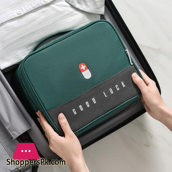 Practical Portable First Aid Kit Travel Medicine Storage Bag Drug Sorting Sundries Classification Package Life Accessories Bag