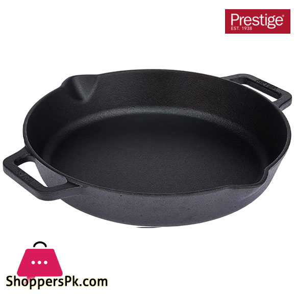 Prestige Meyer Double Handle Skillet Pan Cast Iron FRYPAN Fry Pan 26CM - MY48413