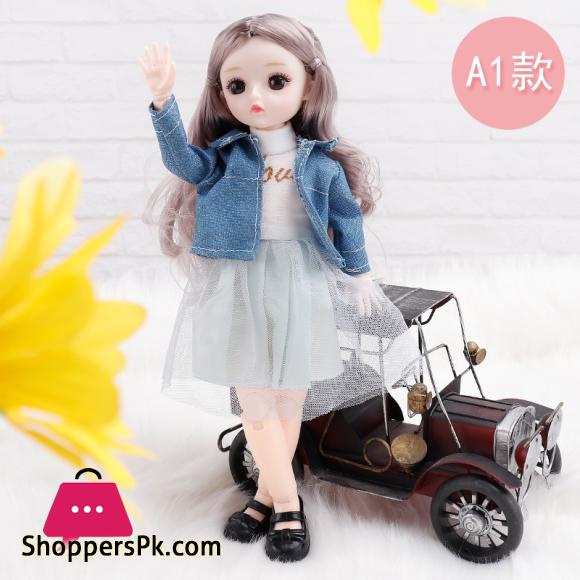 Super cute 30cm Barbie doll girl princess dress up toy bjd doll Ye Luoli birthday gift anak patung barbie doll toys girl