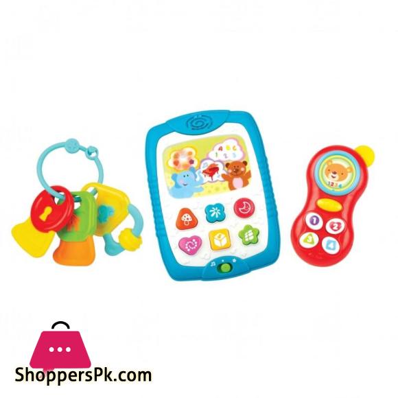 Winfun Tech Star Baby Rattle Gift Set - 3024