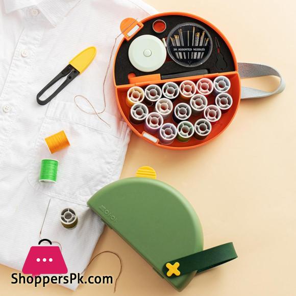 Wonderlife Sewing Kit Compact Complete Accessories Emergency Repairs Mini Sew Kits Home Needlework Case