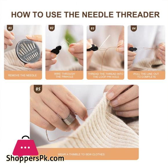 Wonderlife Sewing Kit Compact Complete Accessories Emergency Repairs Mini Sew Kits Home Needlework Case