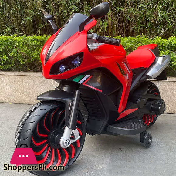 Ferrari Motor Bikes For Kids Hand Accelerator Ride on Bike - 2 to 10 years