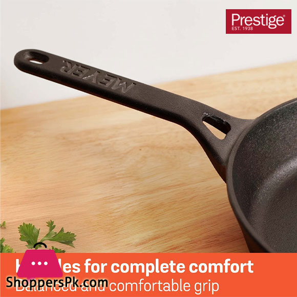 Prestige Meyer Skillet Pan Cast Iron FRYPAN Fry Pan 26CM - MY48494