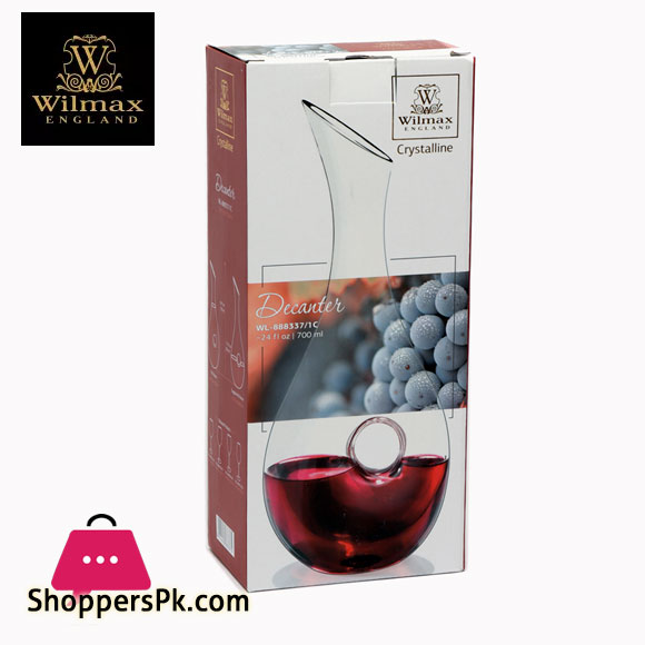 Wilmax Crystalline Decanter 24 FL OZ 700ML - WL-888337-1C