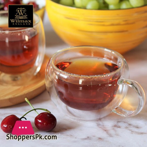 Wilmax Double Wall Thermo Glass Cup 250ML - One Piece WL‑888768-A