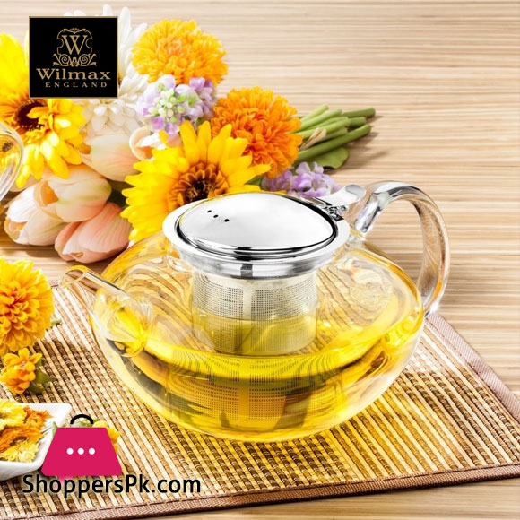 Wilmax England Thermo Glass Tea Pot 650 ML - WL-888804-A
