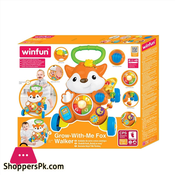Winfun Grow-With-Me Fox Walker - 0878
