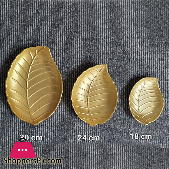 Wooden Leaf Dish Set of 3