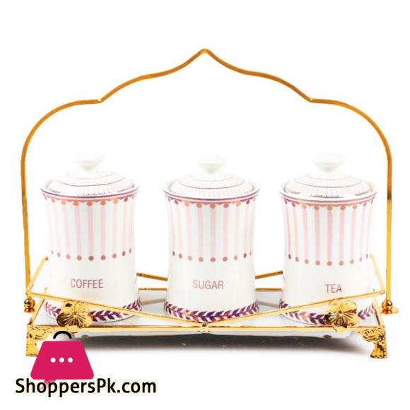 3 Piece Ceramic Canister Set - LIFE-II
