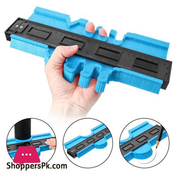5 inch Irregular Contours Gauge Arc Ruler Plastic Gauge Contour Profile Scale Template Scale Tiling Laminate