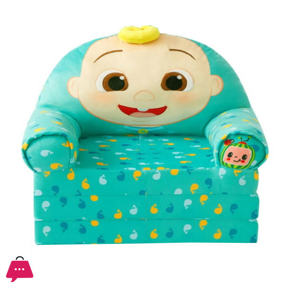 Cocomelon Jo Jo 3 Layer Baby Sofa Arm Chair Seat for Children Cartoon Folding Chairs