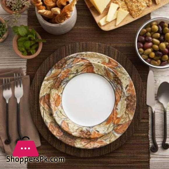 Corelle 18 Pcs Set Woodland Leaves