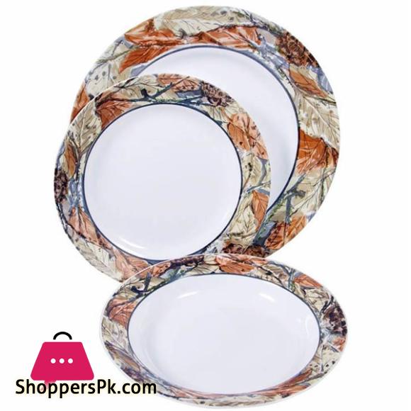 Corelle 18 Pcs Set Woodland Leaves