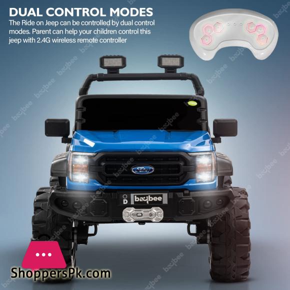 Ford Gladiator Rechargeable Battery Operated Jeep for Kids with Bluetooth Music Light Kids to Drive 2 to 10 Years Boy Girl