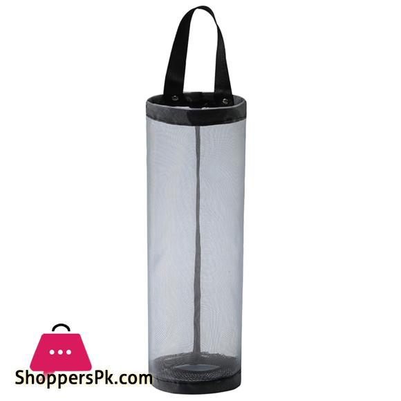 Garbage Bag Storage Bag Cylinder Scratch-proof Nylon Plastic Bags Dispenser Organizer for Kitchen