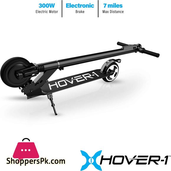 Hover-1 Rally Electric Scooter LCD Display 6.5 Inch High-Grip Tires 220LB Max Weight Cert & Tested - Safe for Kids Teens & Adults