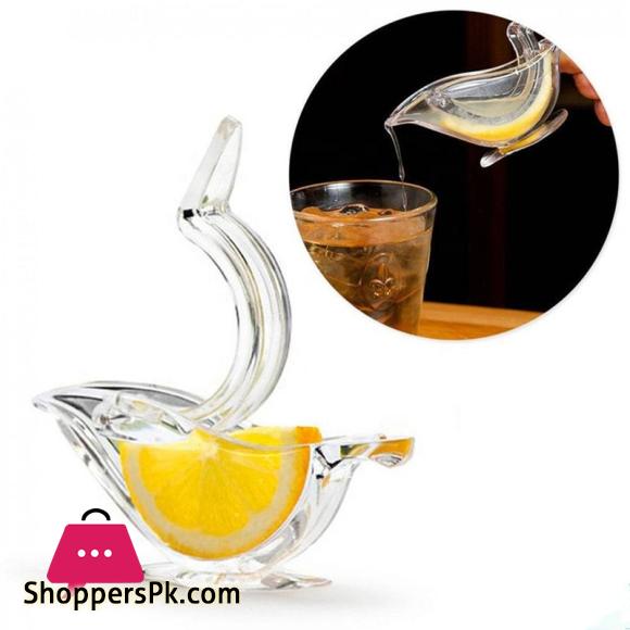Lemon Manual Juicer Press Squeeze Fruit Mini Manual Juicer Bird Shape Transparent Portable For Orange Kitchen Home Slip Tool