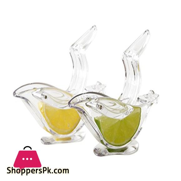 Lemon Manual Juicer Press Squeeze Fruit Mini Manual Juicer Bird Shape Transparent Portable For Orange Kitchen Home Slip Tool