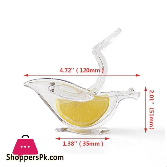 Lemon Manual Juicer Press Squeeze Fruit Mini Manual Juicer Bird Shape Transparent Portable For Orange Kitchen Home Slip Tool