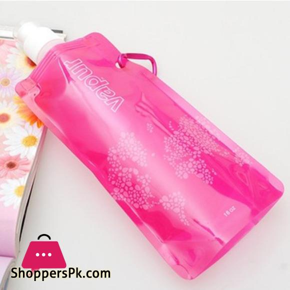 Plastic Water Bags For Drinking Bpa Free Drink Bag Foldable Adult Sports Water Bottle Travel