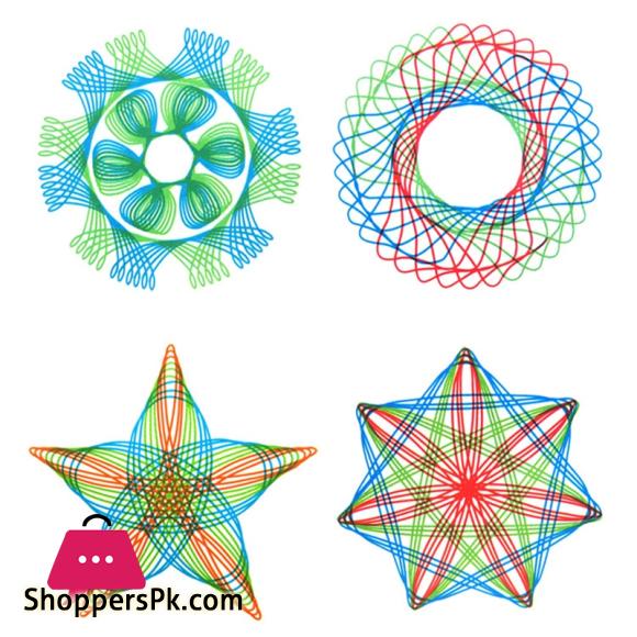 Spirograph Drawing toys set Interlocking Gears & Wheels Drawing Accessories Creative Educational Toy For children