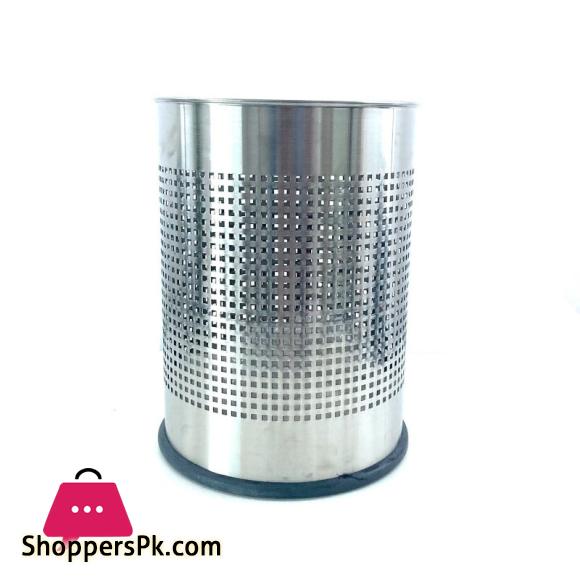 Stainless Steel Waste Basket Set of 2
