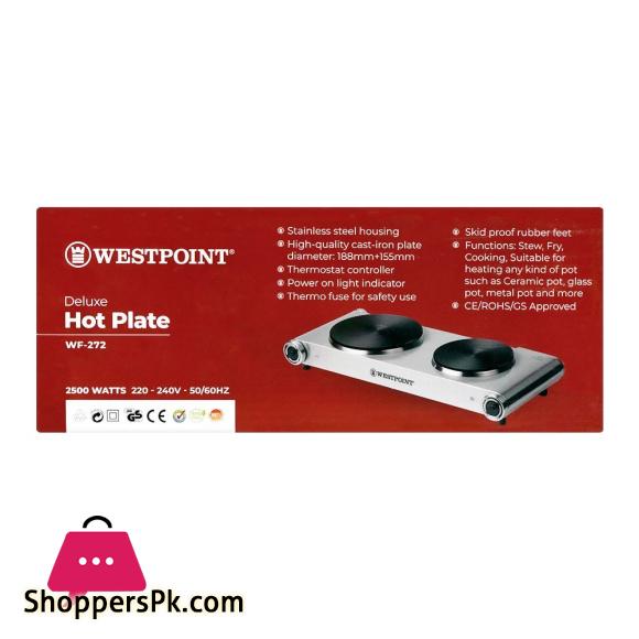 WestPoint Deluxe Double Hot Plate WF-272
