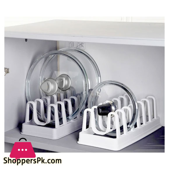 Gondol Plastic Gondola 6 Compartments In-Cupboard Pot Lid Organizer Turkey Made