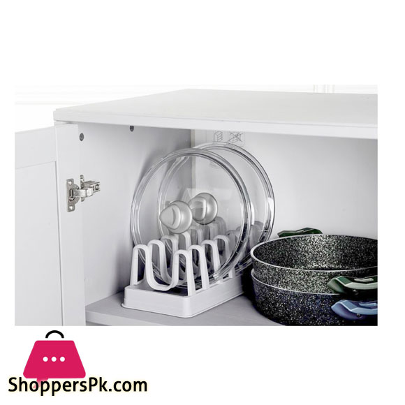 Gondol Plastic Gondola 6 Compartments In-Cupboard Pot Lid Organizer Turkey Made