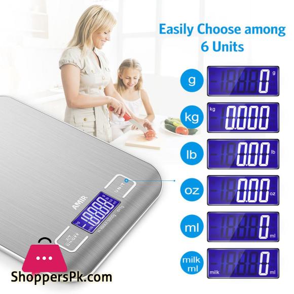 1g to 10kg Food Coffee Scale With Timer Portable Electronic Digital Kitchen Scale High Precision LCD Electronic Scales