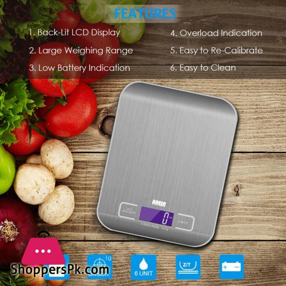 1g to 10kg Food Coffee Scale With Timer Portable Electronic Digital Kitchen Scale High Precision LCD Electronic Scales