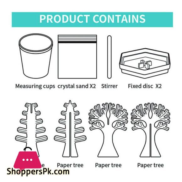 2 in 1 STEM Crystal Experiment Kit – Cherry & Christmas Tree