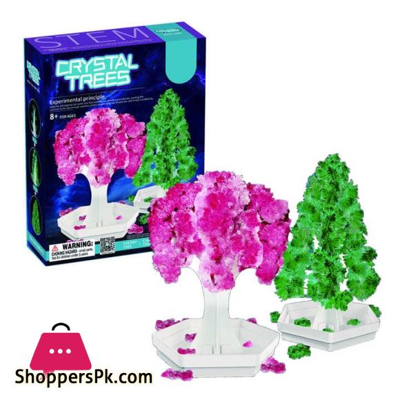 2 in 1 STEM Crystal Experiment Kit – Cherry & Christmas Tree