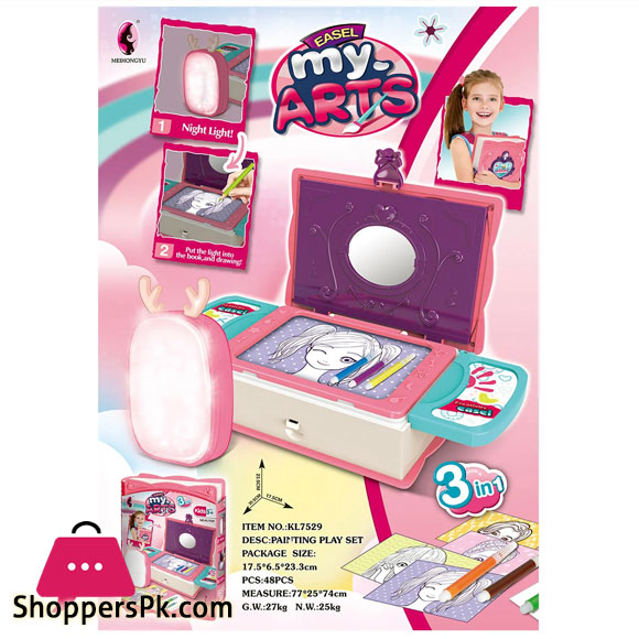 3IN1 MAGIC BOOK PAINTING SET 3YRS+