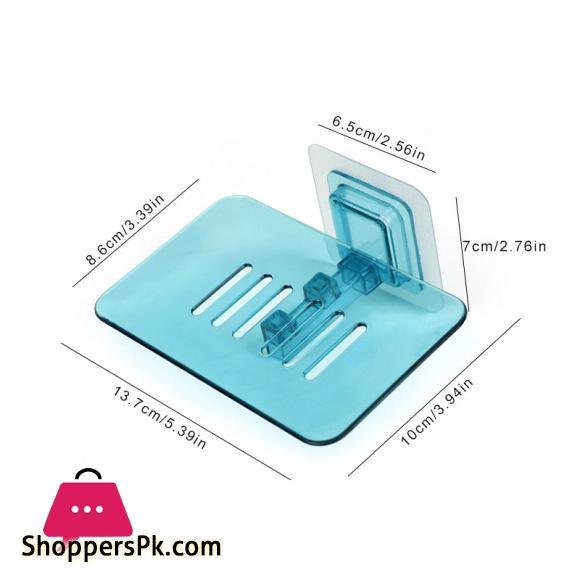 Acrylic Bathroom Shower Soap Box Dish Storage Plate Tray Holder Case Soap Holder