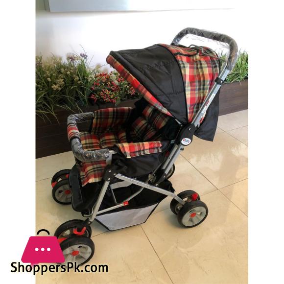 Baby Pram 8 Wheels Baby Stroller Set Adjustable For Newborn Two Side Handle And Foldable