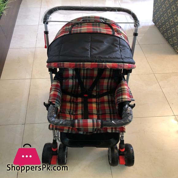 Baby Pram 8 Wheels Baby Stroller Set Adjustable For Newborn Two Side Handle And Foldable