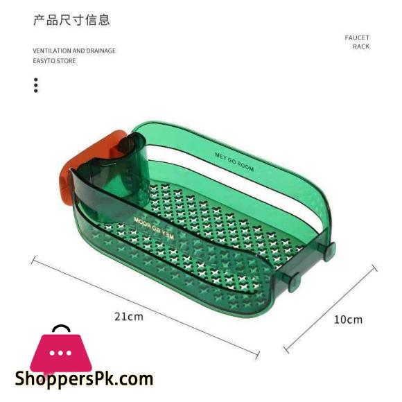 Bathroom Shower Gel Soap Rack Kitchen Faucet Rack Perforated Pool Sponge Drain Hanger Kitchen Organizer Bathroom Accessories