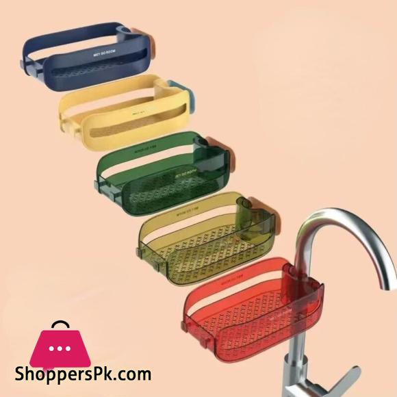 Bathroom Shower Gel Soap Rack Kitchen Faucet Rack Perforated Pool Sponge Drain Hanger Kitchen Organizer Bathroom Accessories
