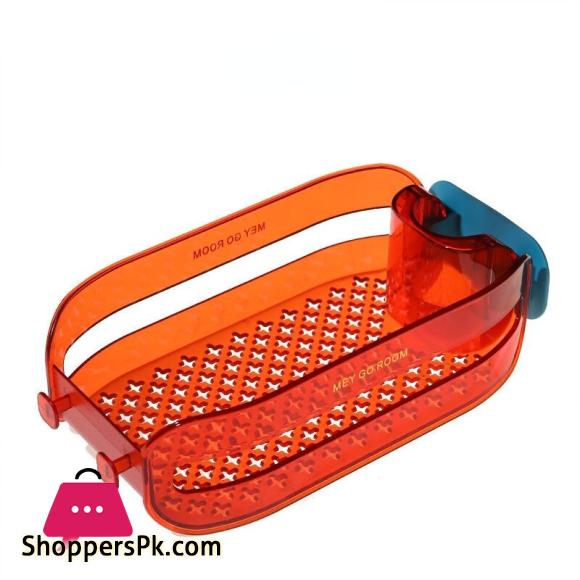 Bathroom Shower Gel Soap Rack Kitchen Faucet Rack Perforated Pool Sponge Drain Hanger Kitchen Organizer Bathroom Accessories